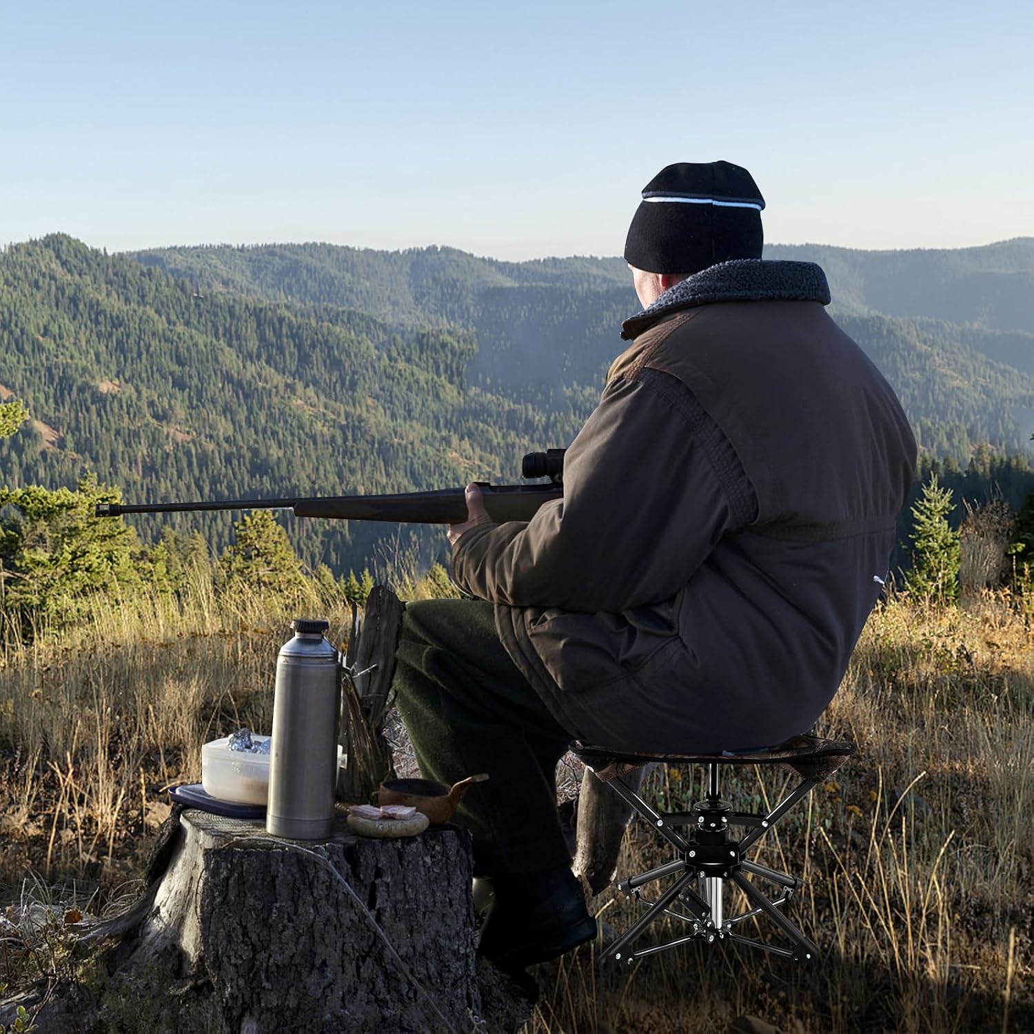 360° Folding Camping Stool - Image 2